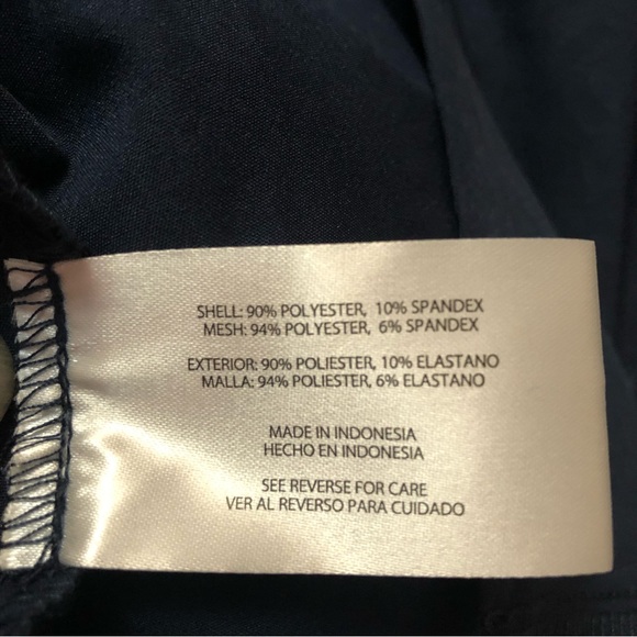 Orvis Active Travel Skort Skirt Shattered Glass Embrised Print Navy L NWT - Picture 6 of 6